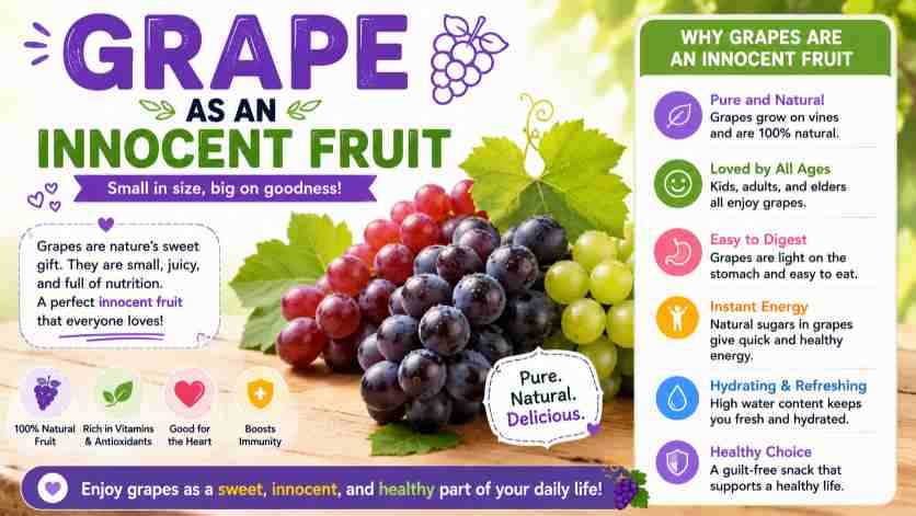 Grape as an Innocent Fruit