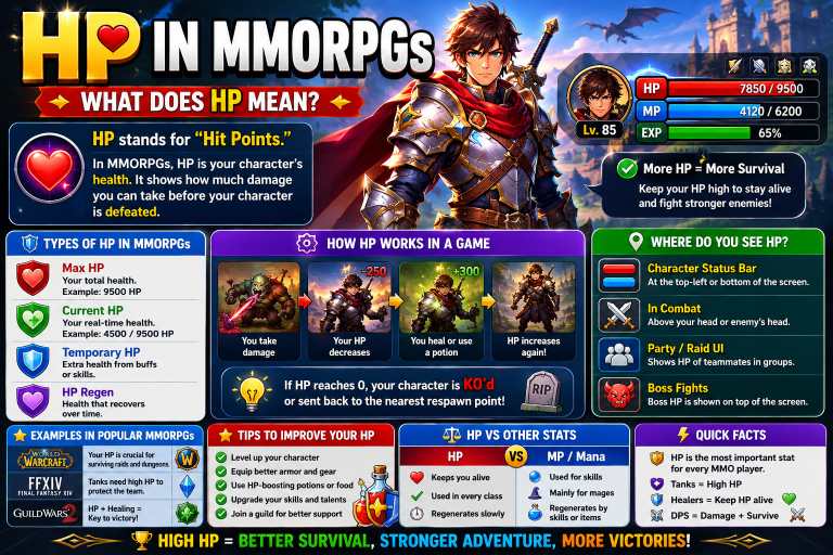 HP in MMORPGs
