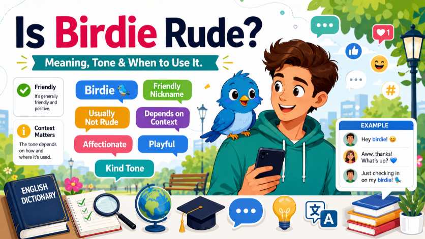 Is birdie rude?
