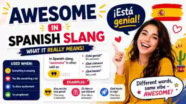 awesome in spanish slang