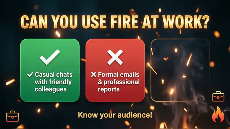 Can You Use Fire at Work?