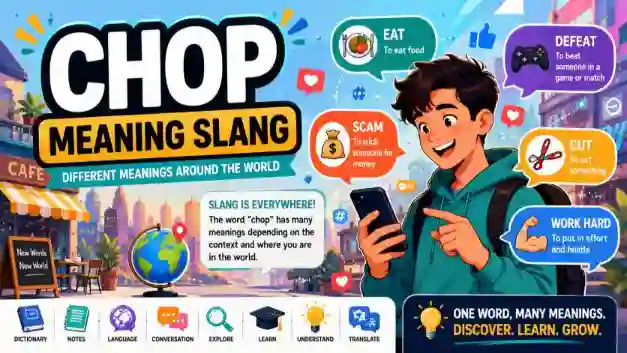 Chop Meaning Slang
