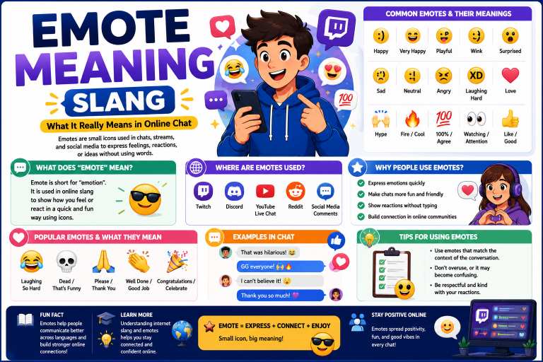 Emote Meaning Slang: