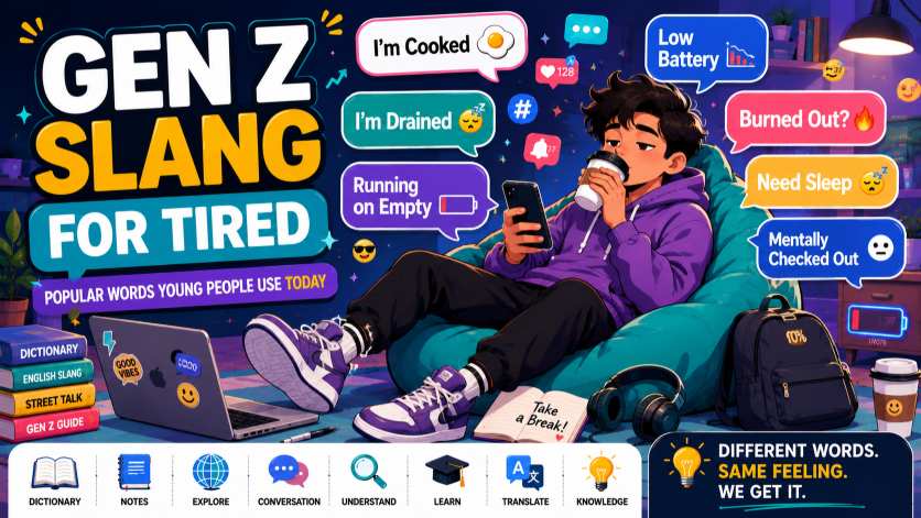 Gen Z Slang for Tired