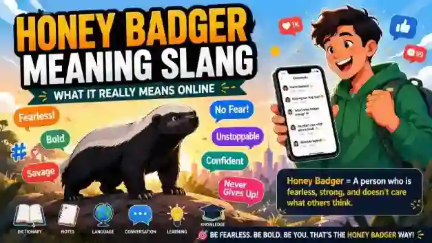 Honey Badger Meaning Slang: