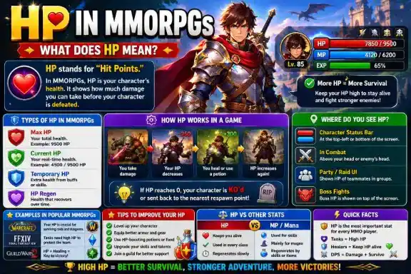HP in MMORPGs