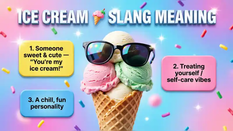 ice cream slang meaning