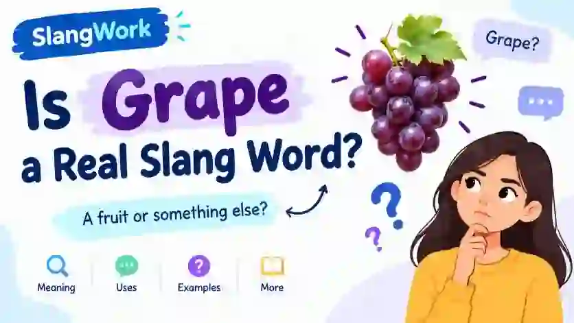 Is Grape a Real Slang Word?