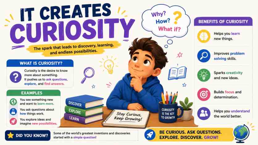 It Creates Curiosity