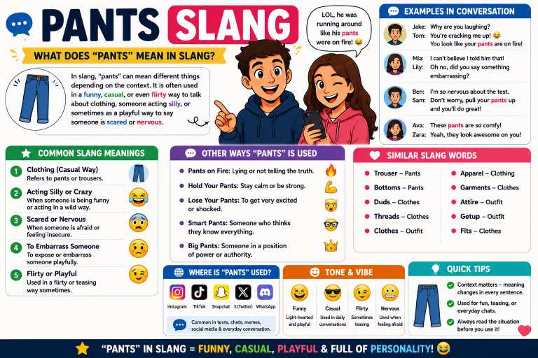 Pants Slang