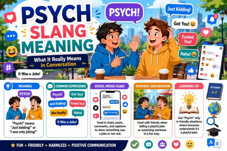 Psych Slang Meaning: