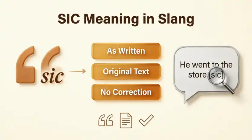 sic meaning slang