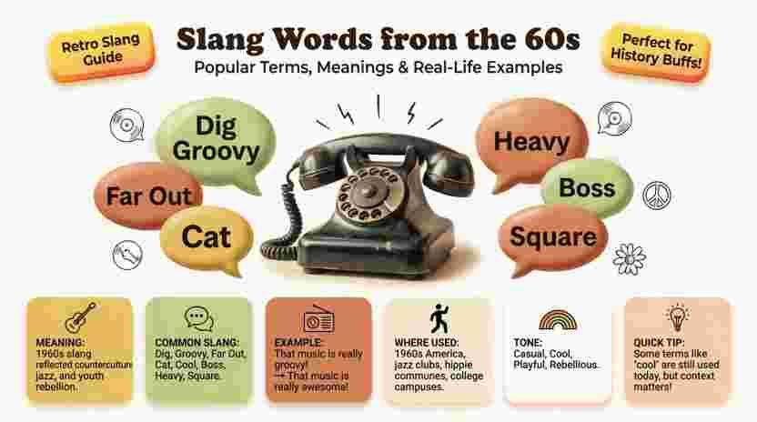 slang words from the 60s