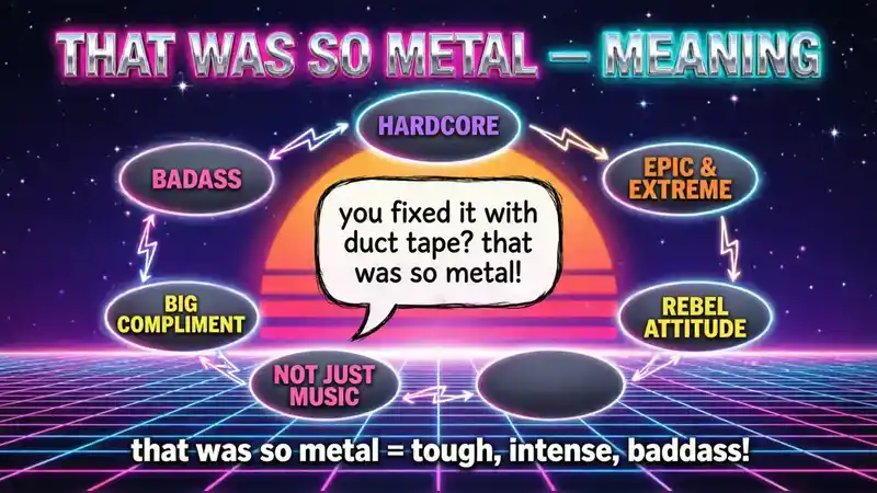 That Was So Metal Meaning