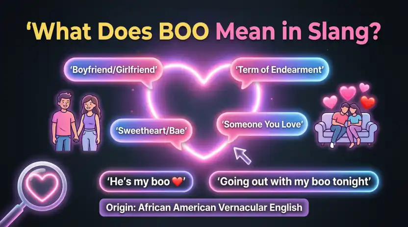 What Does "Boo" Mean in Slang