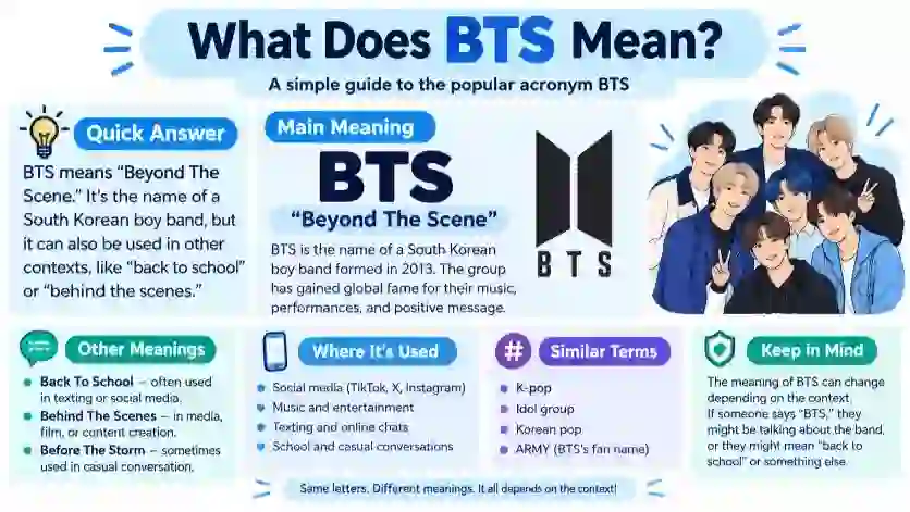 What Does BTS Mean