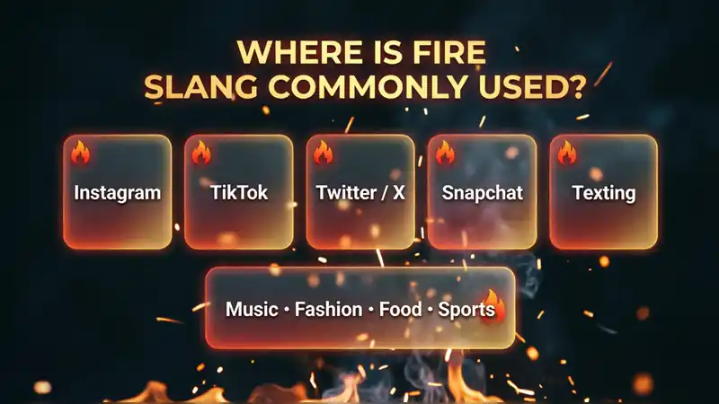 Where Is Fire Slang Commonly Used?