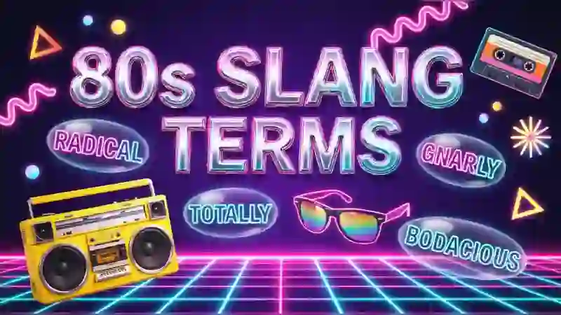 80s slang terms