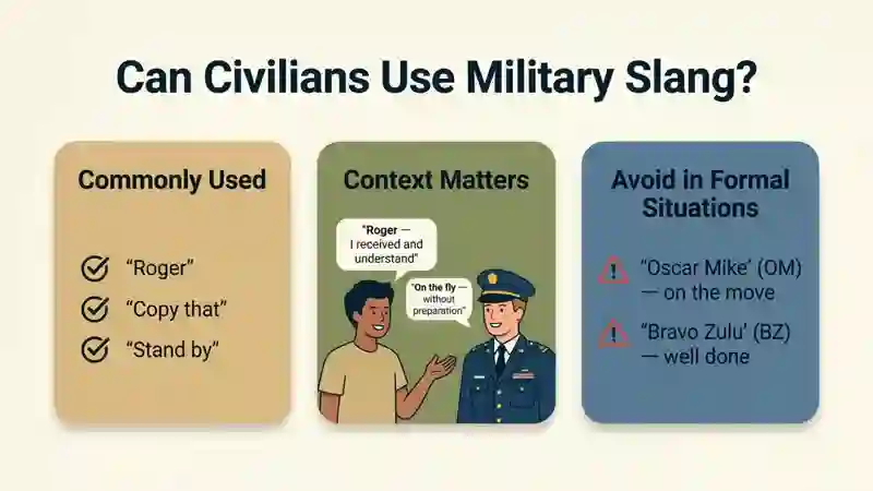 Can Civilians Use Military Slang?
