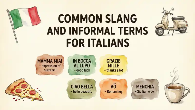 Common Slang and Informal Terms for Italians