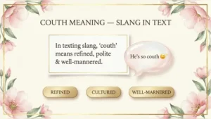 Couth Meaning Slang in Text