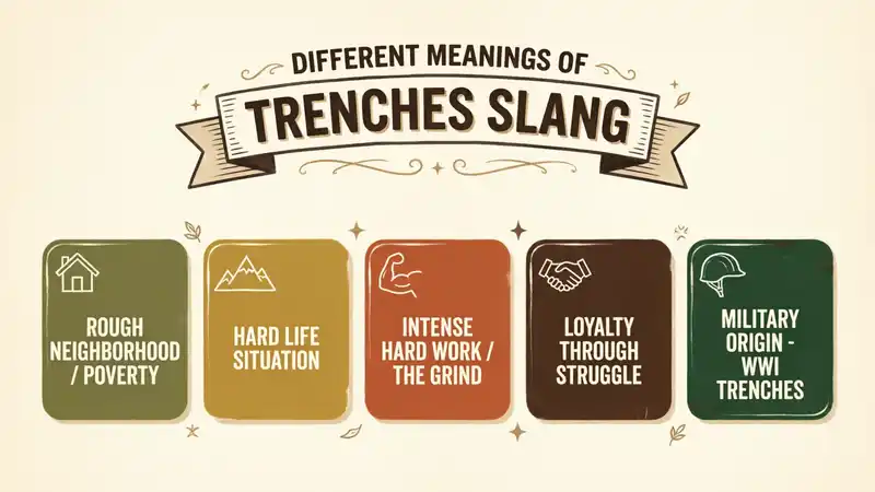 Different Meanings of Trenches Slang
