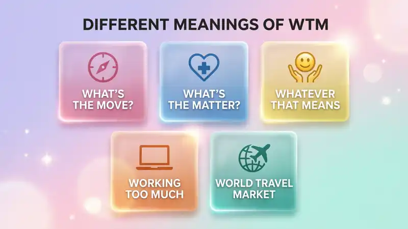 Different Meanings of WTM