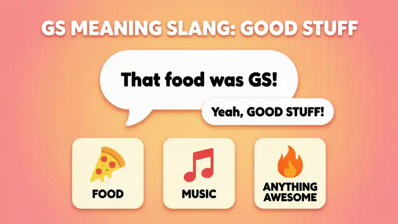 GS Meaning Slang: “Good Stuff”