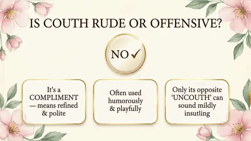 Couth Definition in Simple English