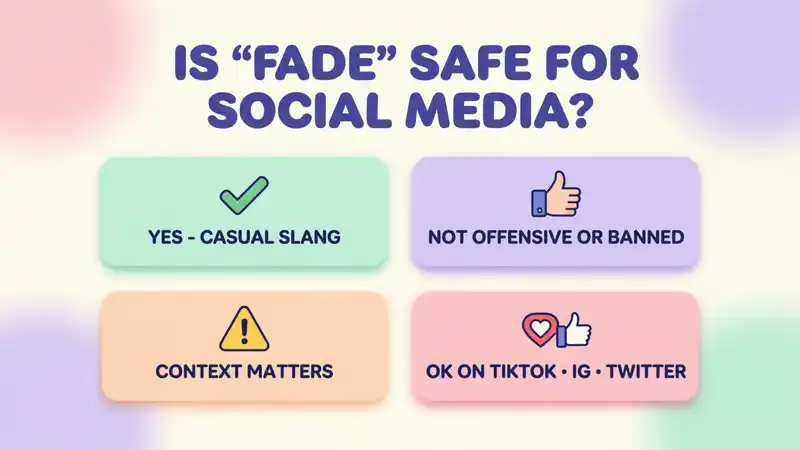 Is “Fade” Safe for Social Media?
