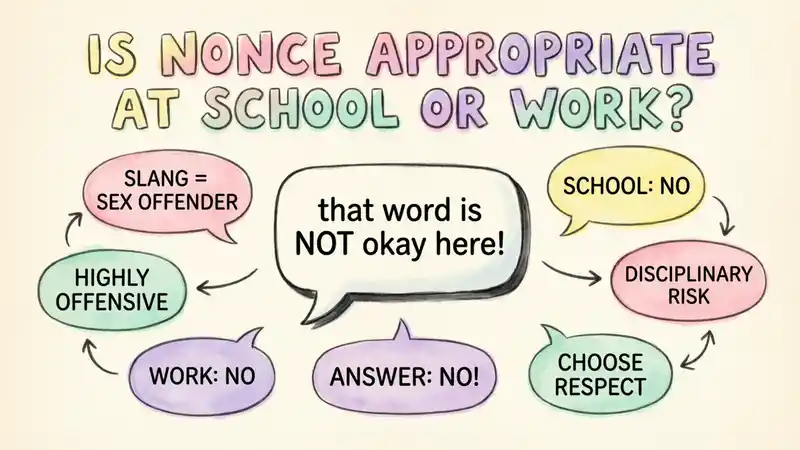 Is Nonce Appropriate at School or Work