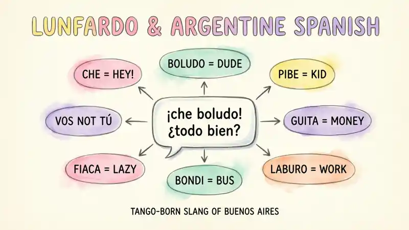 Lunfardo and Argentine Spanish