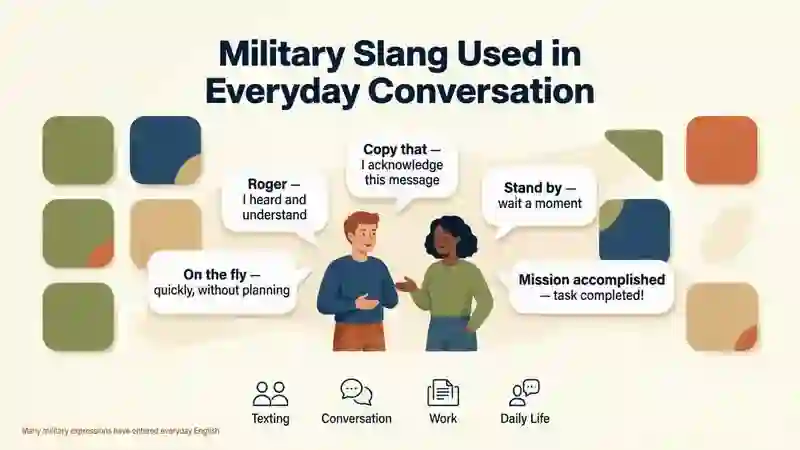 Military Slang Used in Everyday Conversation