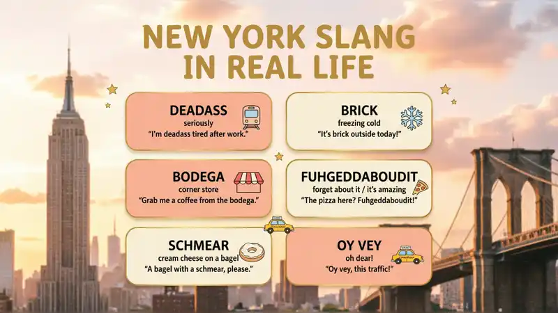 New York Slang Examples in Real Life