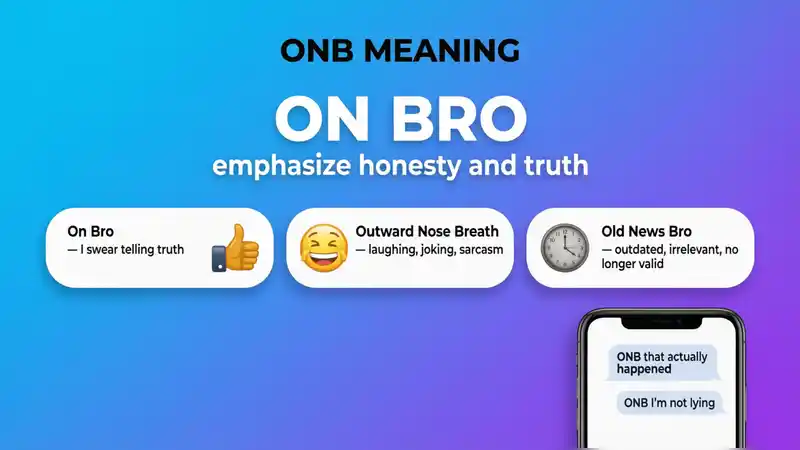 onb meaning slang