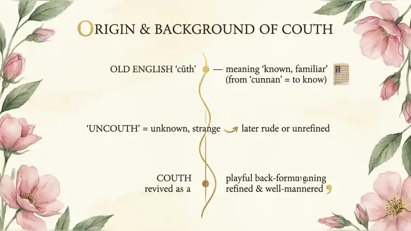 Origin and Background of Couth