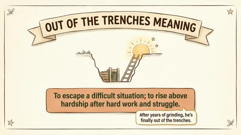 “Out of the Trenches” Meaning