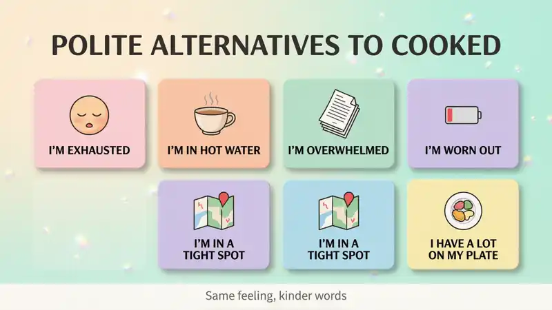 Polite Alternatives to Cooked