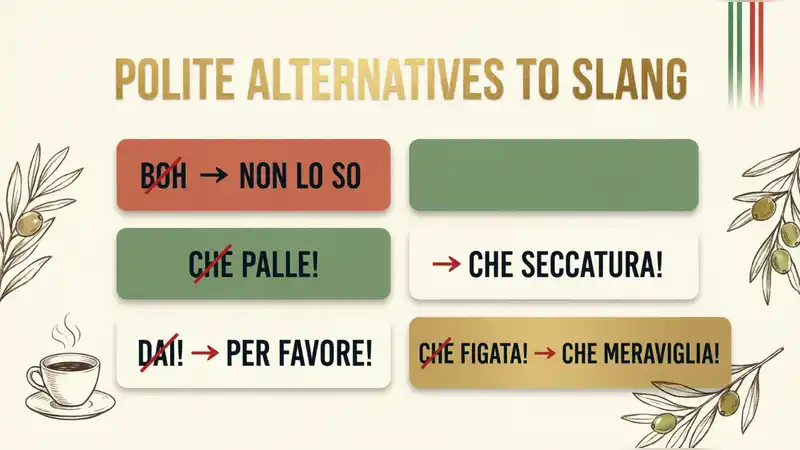 Polite Alternatives to Slang