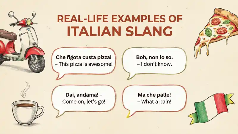 Real-Life Examples of Italian Slang