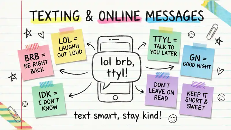 Texting and Online Messages