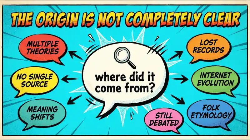 The origin is not completely clear