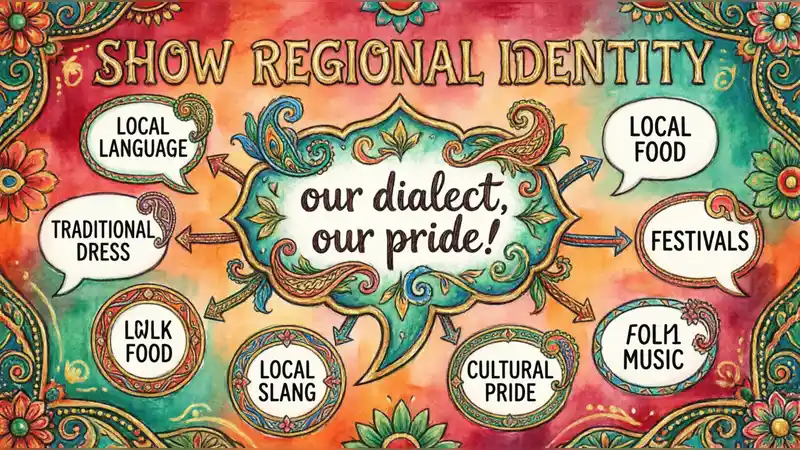 To Show Regional Identity