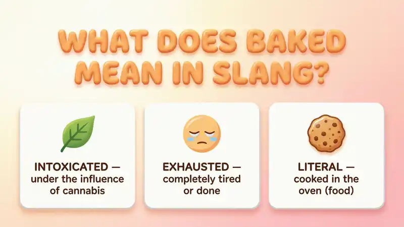 What Does Baked Mean in Slang?