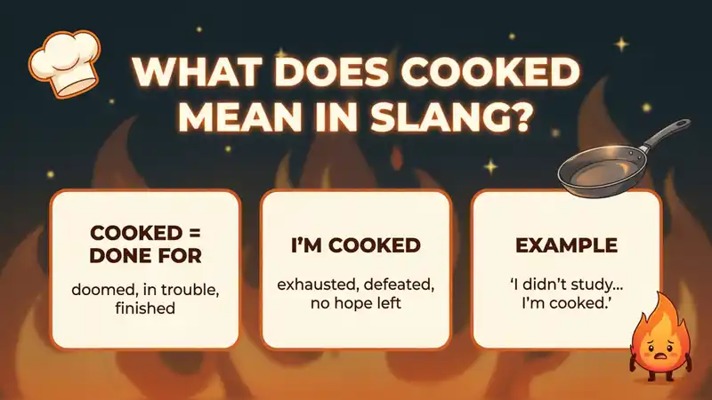 What Does Cooked Mean in Slang?