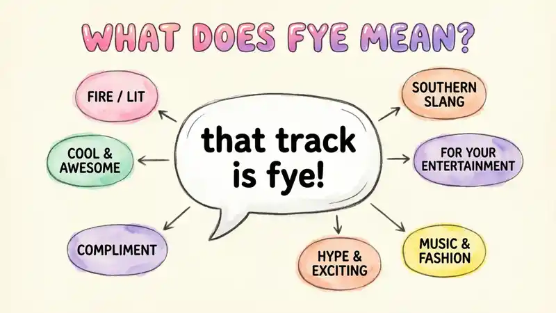 What Does Fye Mean Slang