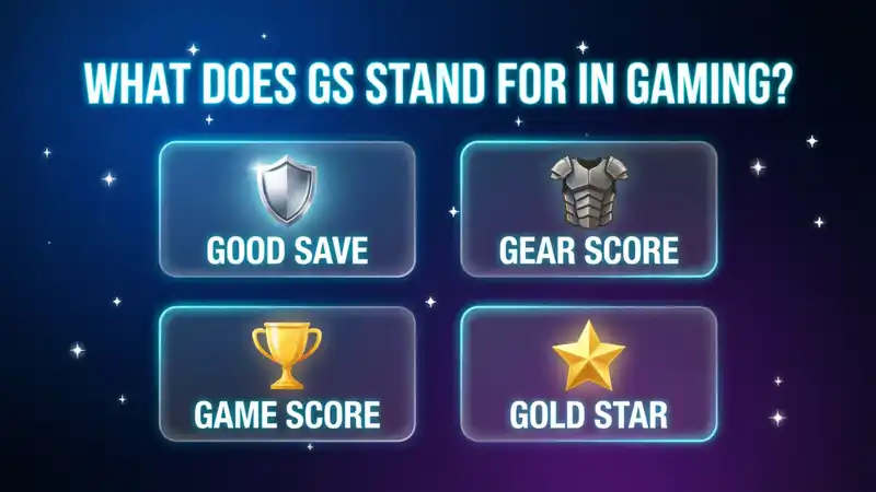 What Does GS Stand For in Gaming?