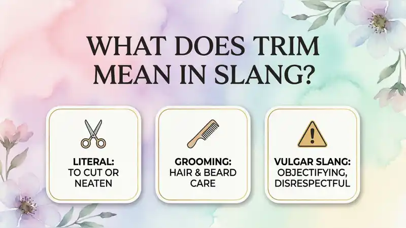 what does trim mean slang