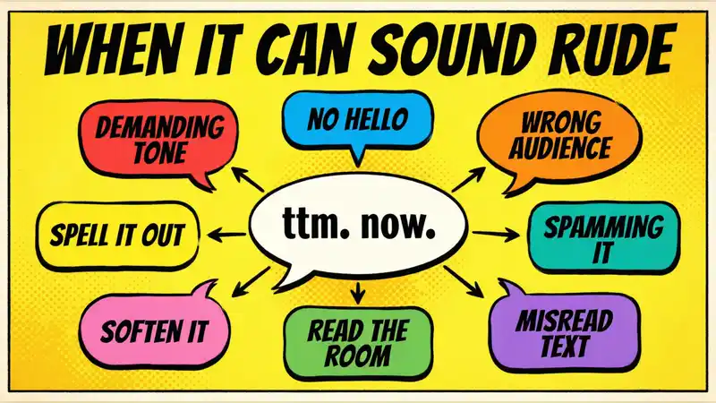When it can sound rude
