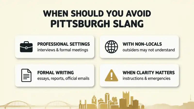When Should You Avoid Pittsburgh Slang?
